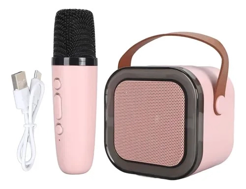 MINI PARLANTE KARAOKE BLUETOOTH CON MICROFONO PORTATIL - 2
