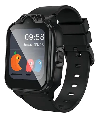 HOCO SMARTWATCH NIÑOS 4G GPS LLAMADAS CAMARA SOS HOCO Y104 NEGRO
