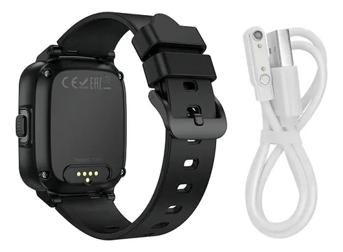 SMARTWATCH NIÑOS 4G GPS LLAMADAS CAMARA SOS HOCO Y104 NEGRO - 3