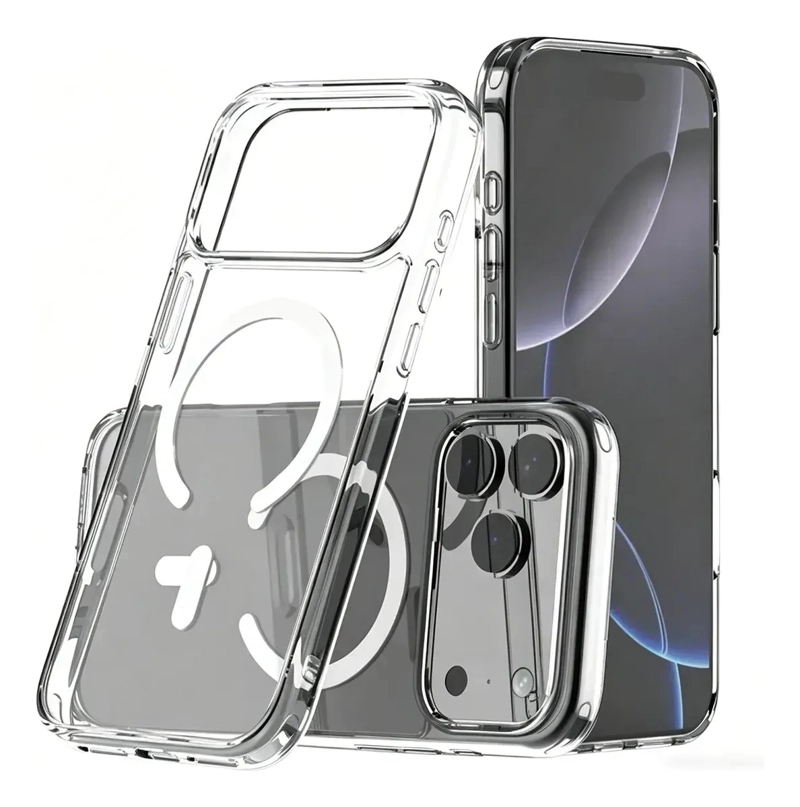 GENÉRICO CARCASA MAGSAFE CLEAR IPHONE 17 PRO MAX