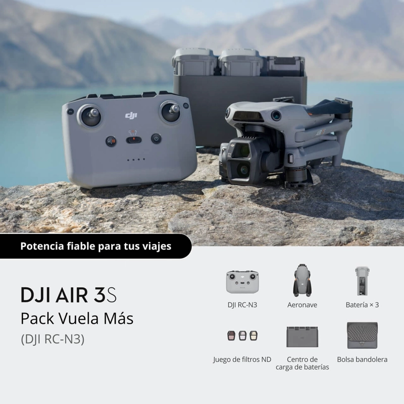 DJI AIR 3S FLY MORE COMBO (DJI RC-N3) - 4