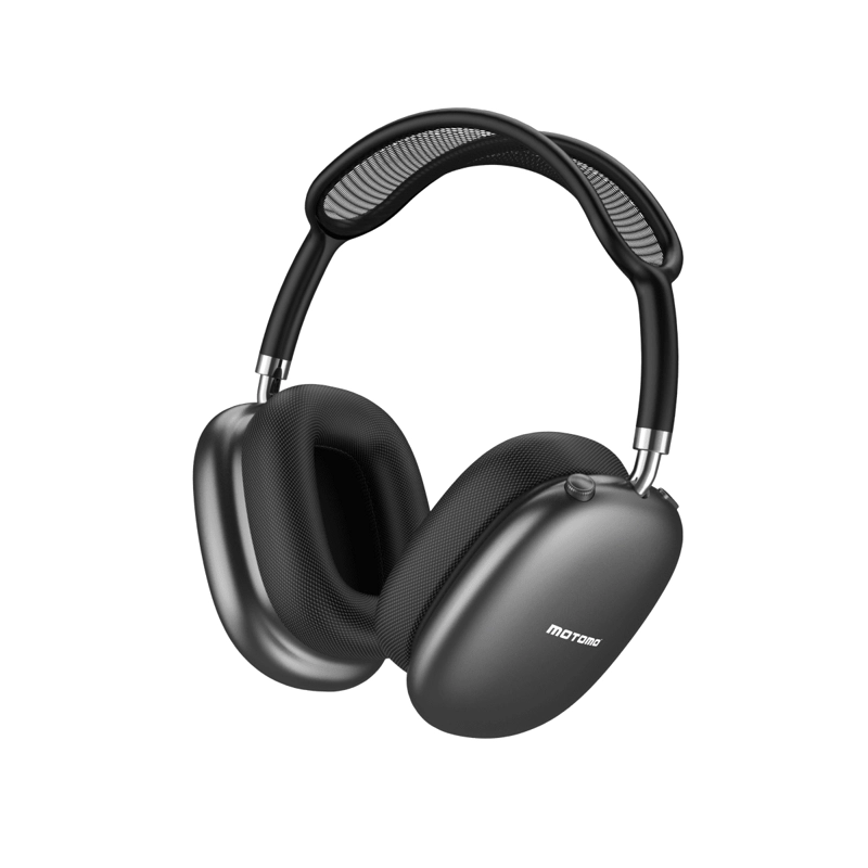 AUDIFONOS INALAMBRICOS BLUETOOTH 6.0 MOTOMO AIR PRO MAX MO-APMAX395 CON MICROFONO 90 HORAS USB-C - 1