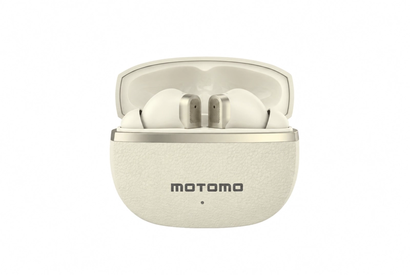 AUDIFONOS IN-EAR MOTOMO MO-L225 BLUETOOTH ANC+ENC TWS CON MICROFONO CREMA - 1