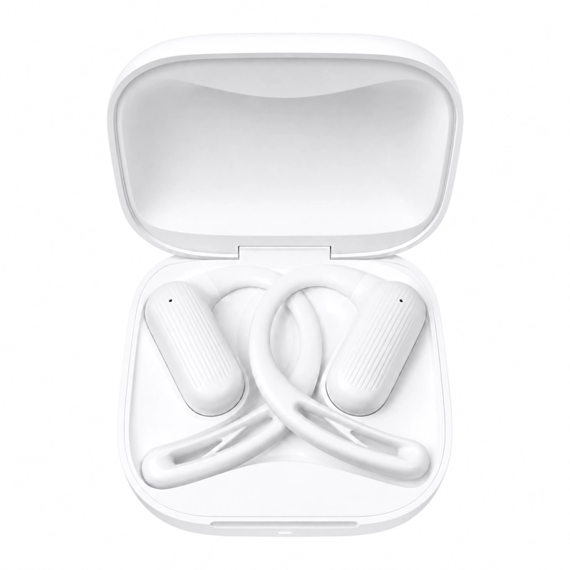 AUDIFONOS OPEN-EAR MOTOMO MO‑OWSG218 TWS BLUETOOTH TACTILES CON MICROFONO BLANCO - 1