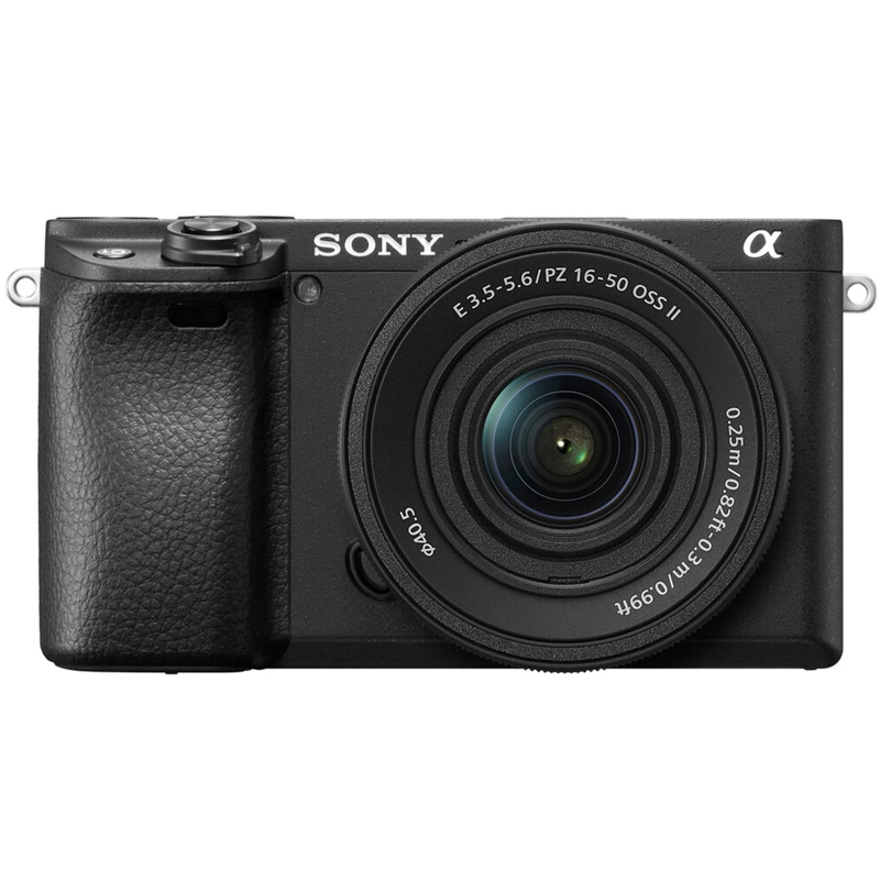 CAMARA MIRRORLESS SONY ALPHA A6400 24.2MP 4K CON LENTE 16-50MM OSS II NEGRO - 1
