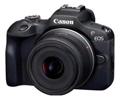 CAMARA MIRRORLESS CANON EOS R100 KIT RF-S 18-45MM F4.5-6.3 IS STM 24.1MP 4K NEGRO - 3