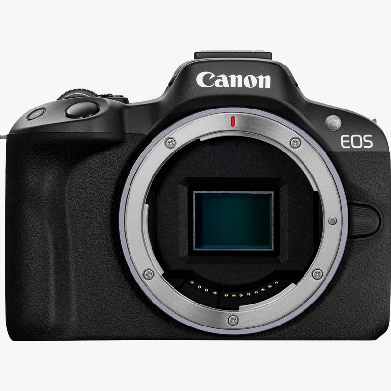 CAMARA MIRRORLESS CANON EOS R50 24.2 MP + LENTE RF-S 18-45 MM NEGRO - 2