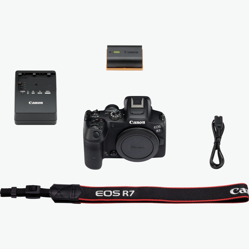 CAMARA MIRRORLESS CANON EOS R7 32,5 MP APS-C 4K 60P SOLO CUERPO NEGRO - 6