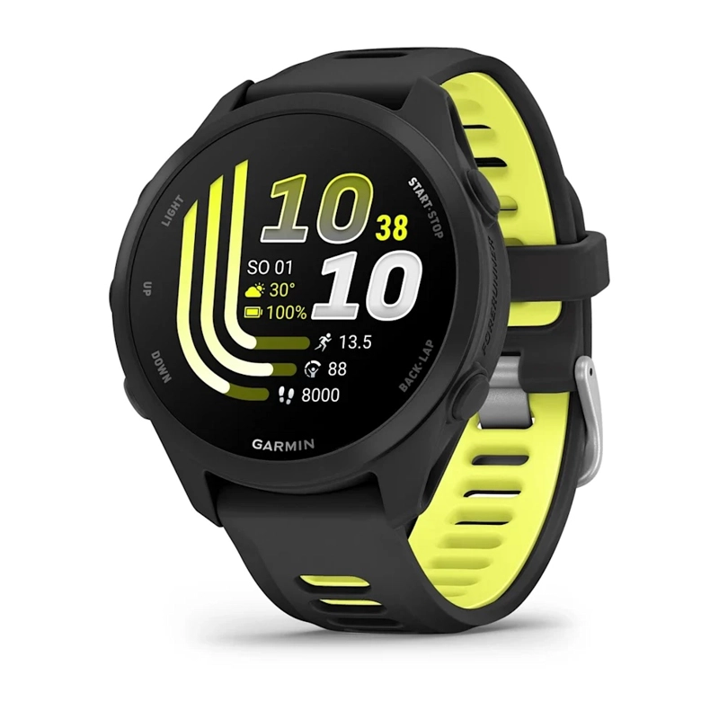 GARMIN FORERUNNER 170 MUSIC SMARTWATCH GPS AMOLED NEGRO AMARILLO - 1