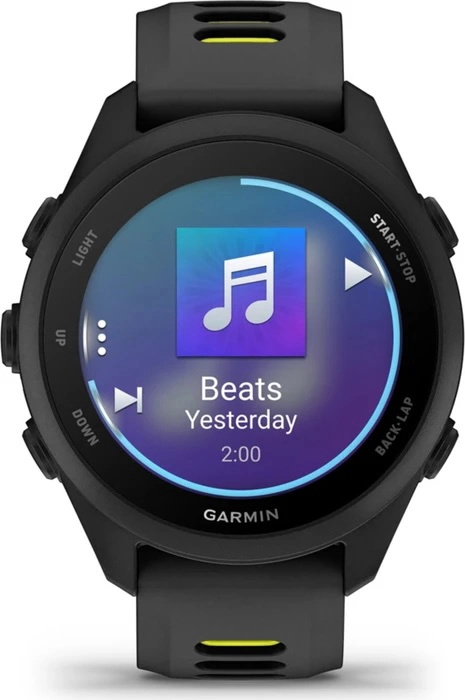 GARMIN FORERUNNER 170 MUSIC SMARTWATCH GPS AMOLED NEGRO AMARILLO - 2