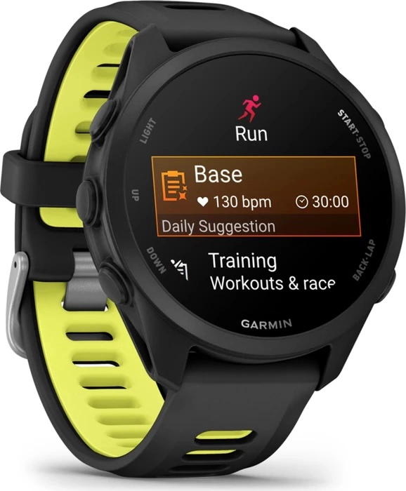 GARMIN FORERUNNER 170 MUSIC SMARTWATCH GPS AMOLED NEGRO AMARILLO - 4