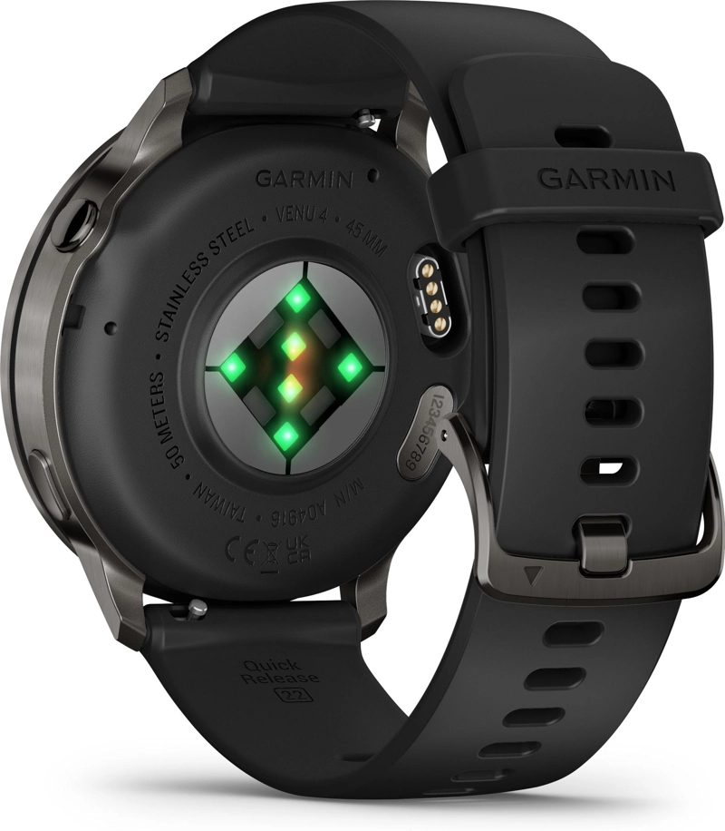 GARMIN VENU 4 45MM SMARTWATCH GPS AMOLED NEGRO - 3