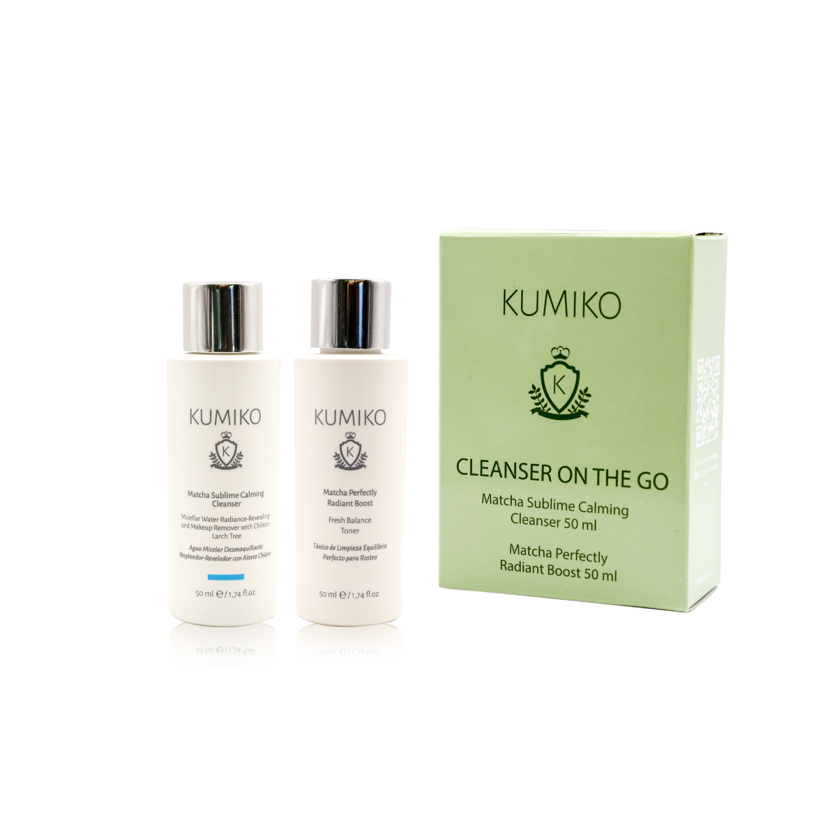 CLEANSER ON THE GO: LIMPIEZA FACIAL CON AGUA MICELAR Y TÓNICO EN FORMATO DE VIAJE - 1