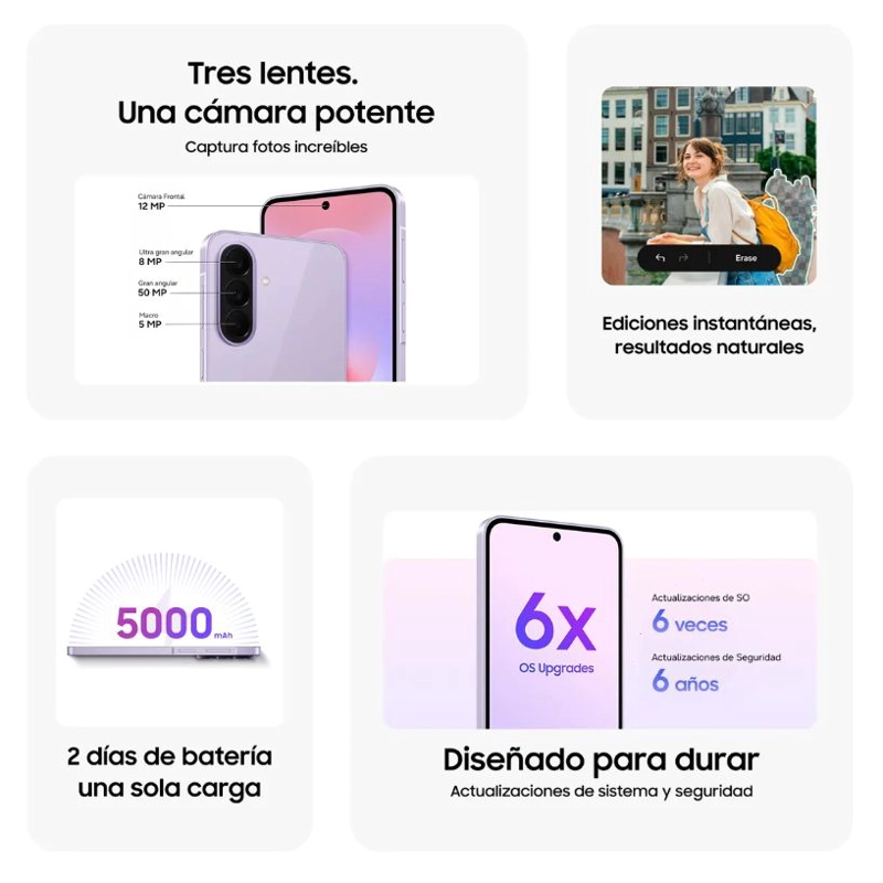 SAMSUNG GALAXY A37 5G 128GB - VERDE - 4