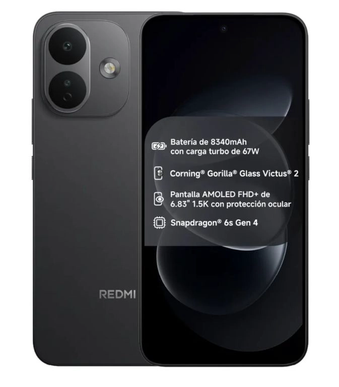 XIAOMI REDMI NOTE 17 PRO 5G 256GB - NEGRO - 1