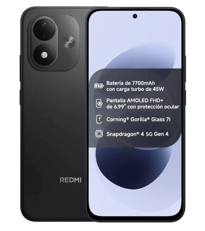 XIAOMI REDMI NOTE 17 5G 128GB - NEGRO - 1
