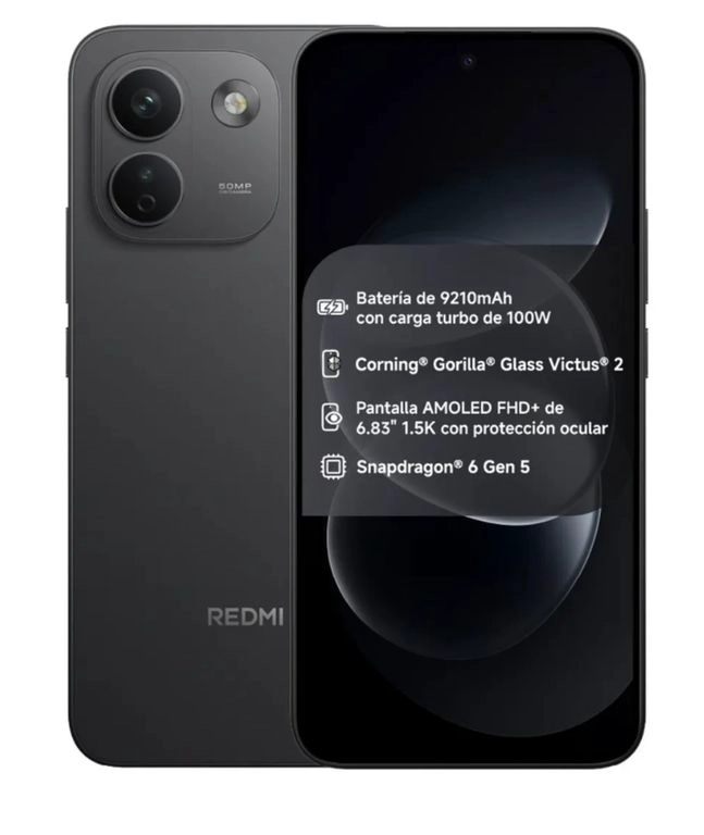 XIAOMI REDMI NOTE 17 PRO MAX 5G 256GB - NEGRO - 1