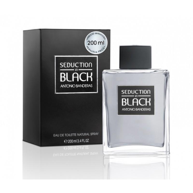 PERFUME ANTONIO BANDERAS SEDUCTION IN BLACK HOMBRE EDT 200 ML - 1