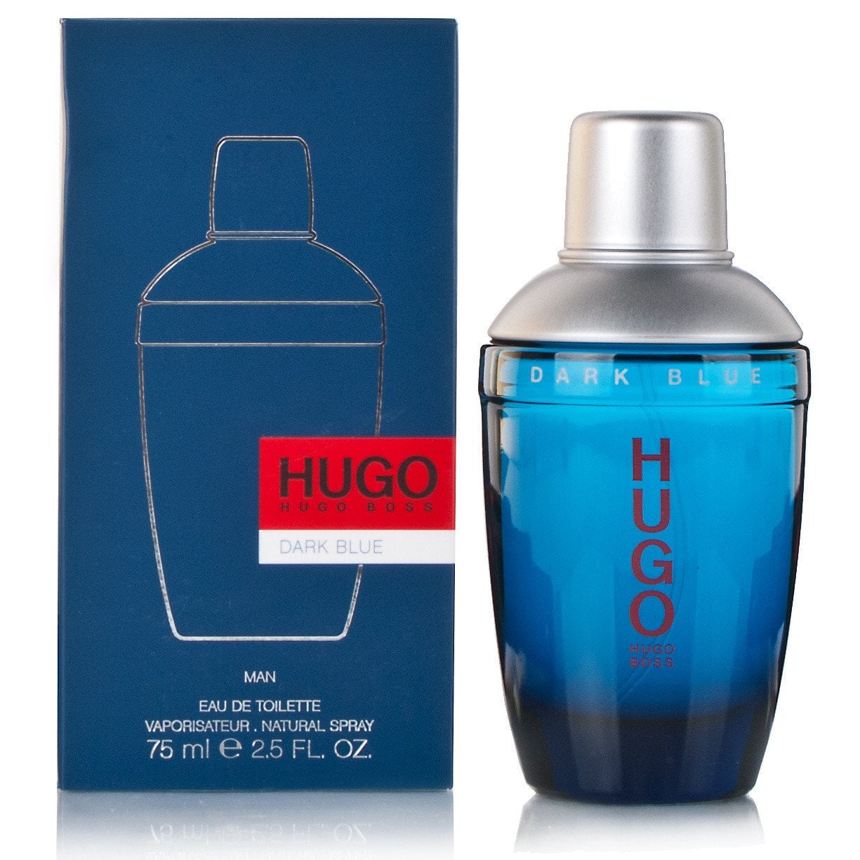 PERFUME HUGO BOSS DARK BLUE HOMBRE EDT 75 ML - 1