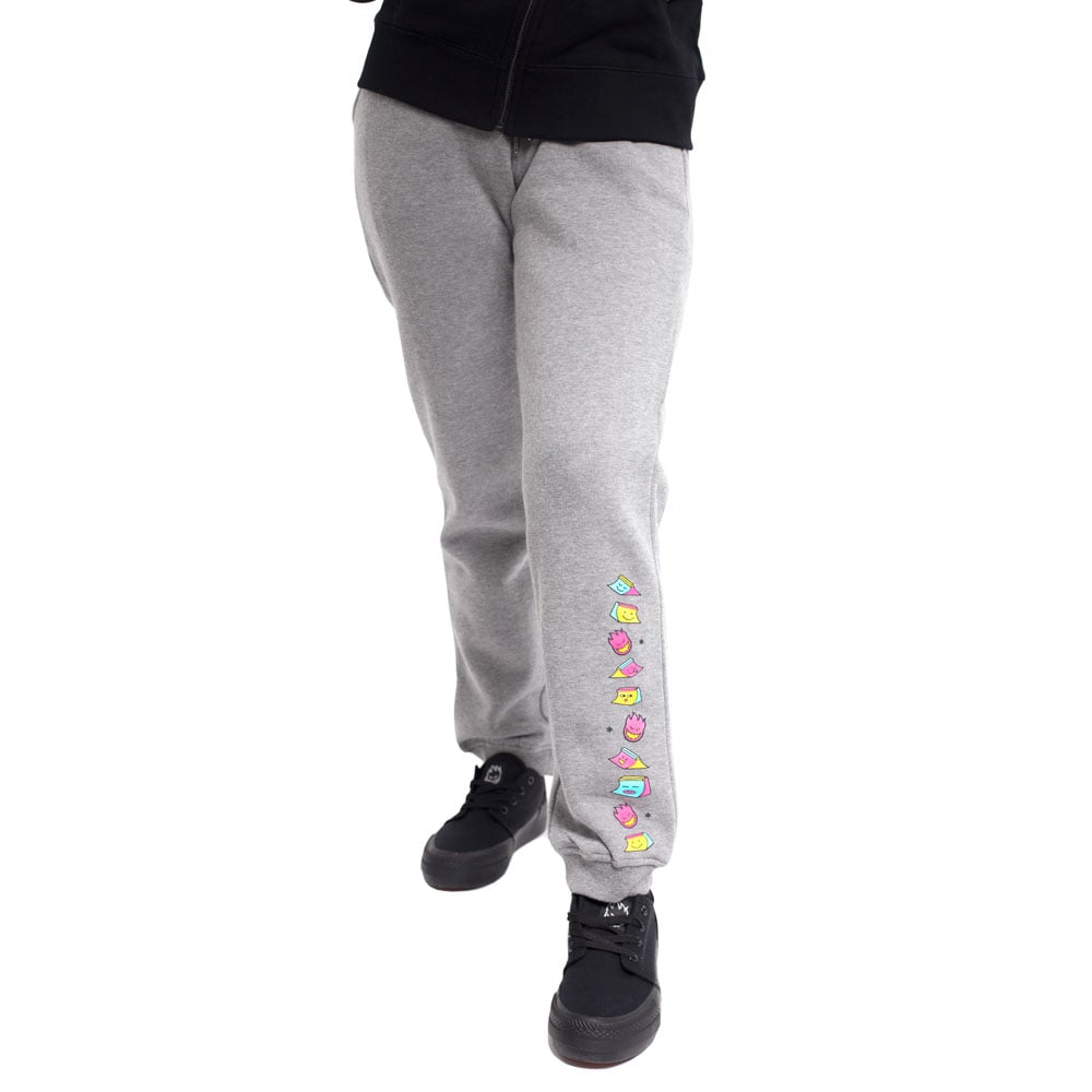 PANTALON JOGGER MUJER SPITFIRE GRIS MELANGE FLEECE SPITIFIRE - 1