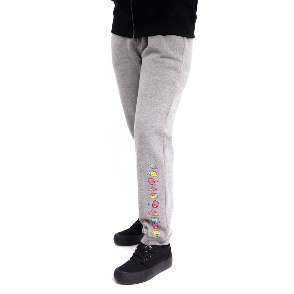 PANTALON JOGGER MUJER SPITFIRE GRIS MELANGE FLEECE SPITIFIRE - 3
