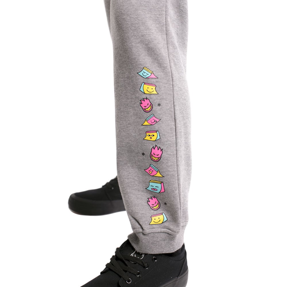 PANTALON JOGGER MUJER SPITFIRE GRIS MELANGE FLEECE SPITIFIRE - 5
