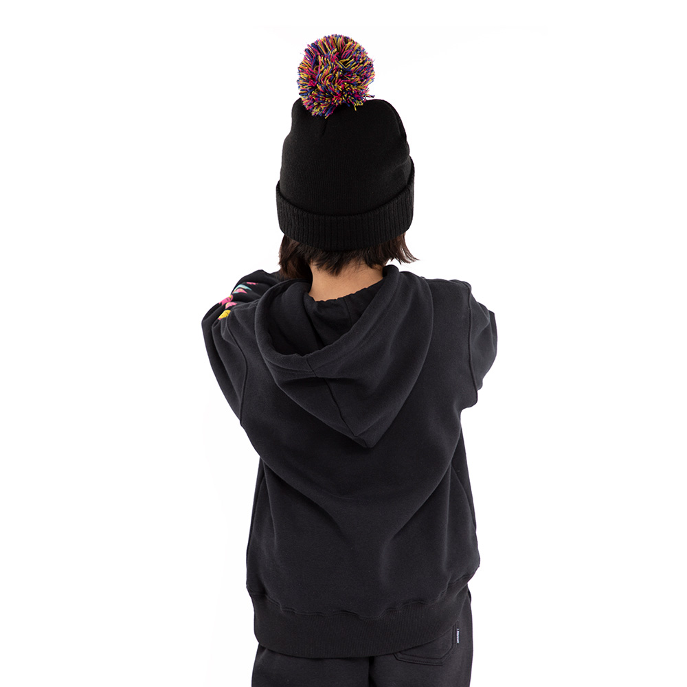 POLERÓN NIÑO SPITFIRE NEGRO CANGURO CON CAPUCHA SKATE LIKE A GIRL - 5