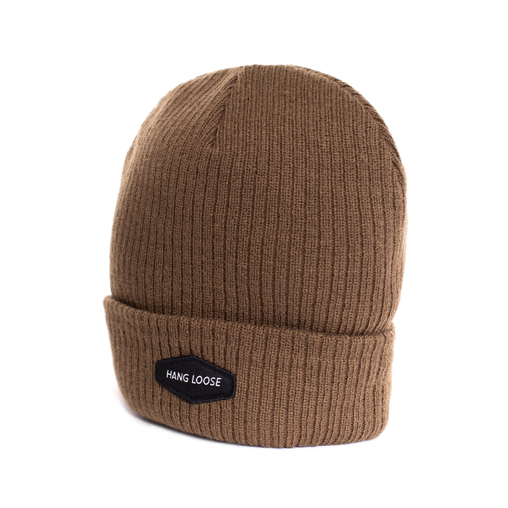 GORRO BEANIE UNISEX HANG LOOSE OLIVA - 2
