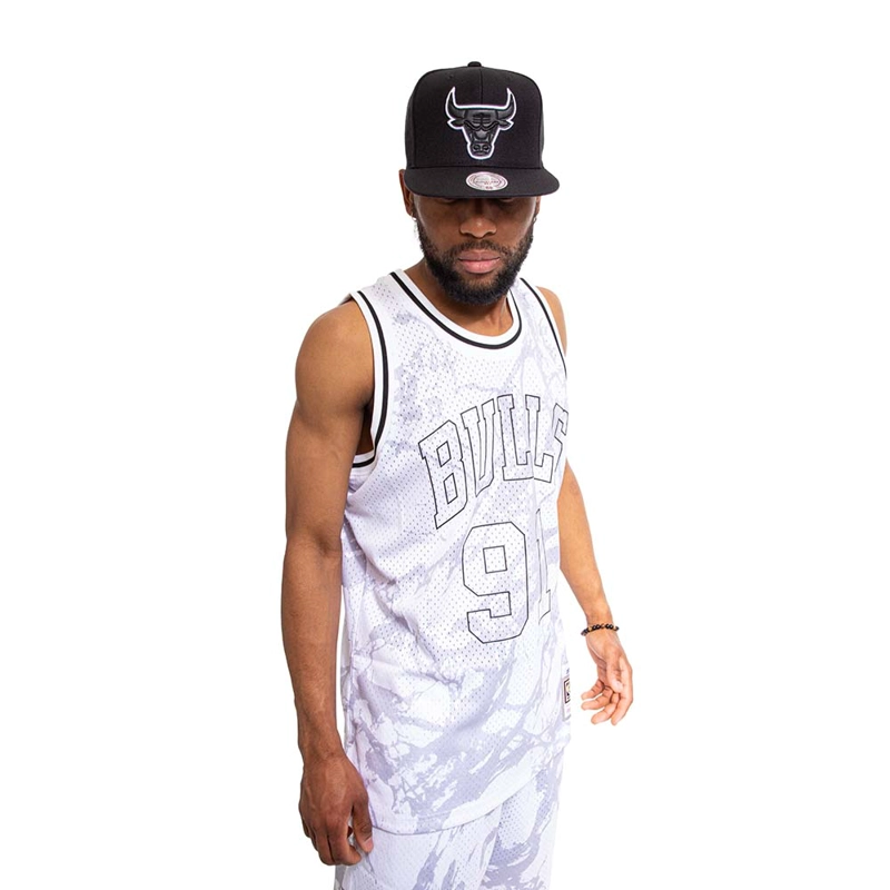 POLERA NBA MARBLE 1997 DENNIS RODMAN MITCHELL AND NESS - 2