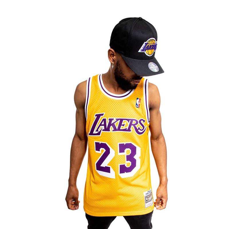 POLERA AUTHENTICS NBA LAKERS 94 CEDRIC CEBALLOS MITCHELL AND NESS - 2