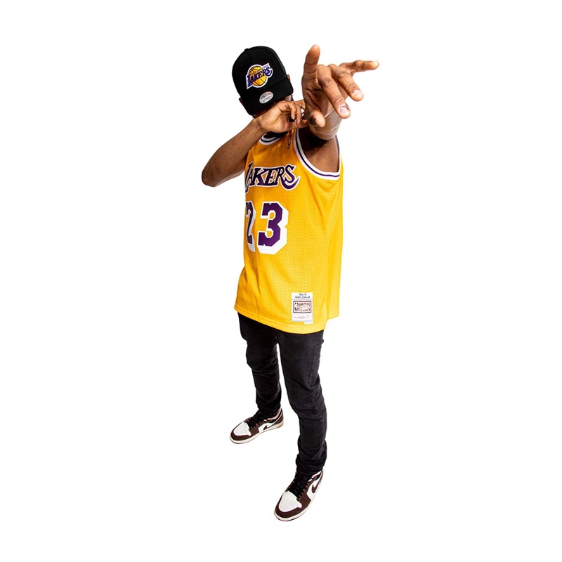 POLERA AUTHENTICS NBA LAKERS 94 CEDRIC CEBALLOS MITCHELL AND NESS - 3
