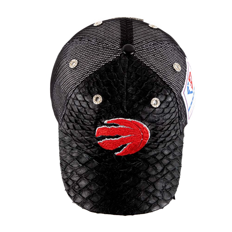 GORRO MITCHELL AND NESS TORONTO RAPTORS SNAPBACK PLATINUM LUX TRUCKER NEGRO - 5