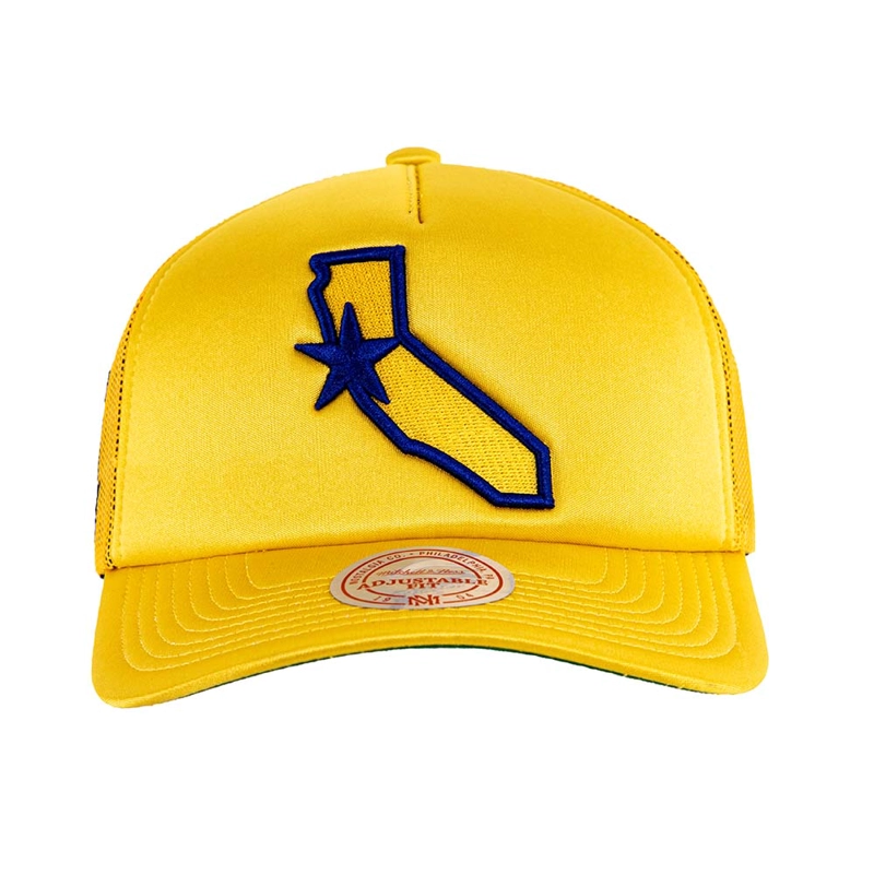 GORRO JOCKEY TRUCKER MITCHELL AND NESS GOLDEN STATE WARRIORS - 1