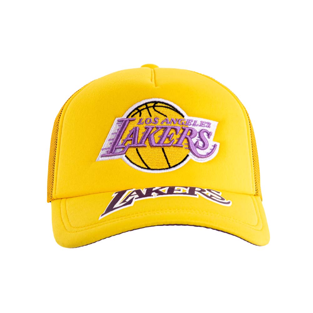 JOCKEY ALGODÓN MITCHELL & NESS AMARILLO GORRO TRUCKER LOS ANGELES LAKERS MITCHELL AND NESS - 1