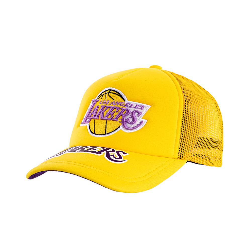JOCKEY ALGODÓN MITCHELL & NESS AMARILLO GORRO TRUCKER LOS ANGELES LAKERS MITCHELL AND NESS - 2