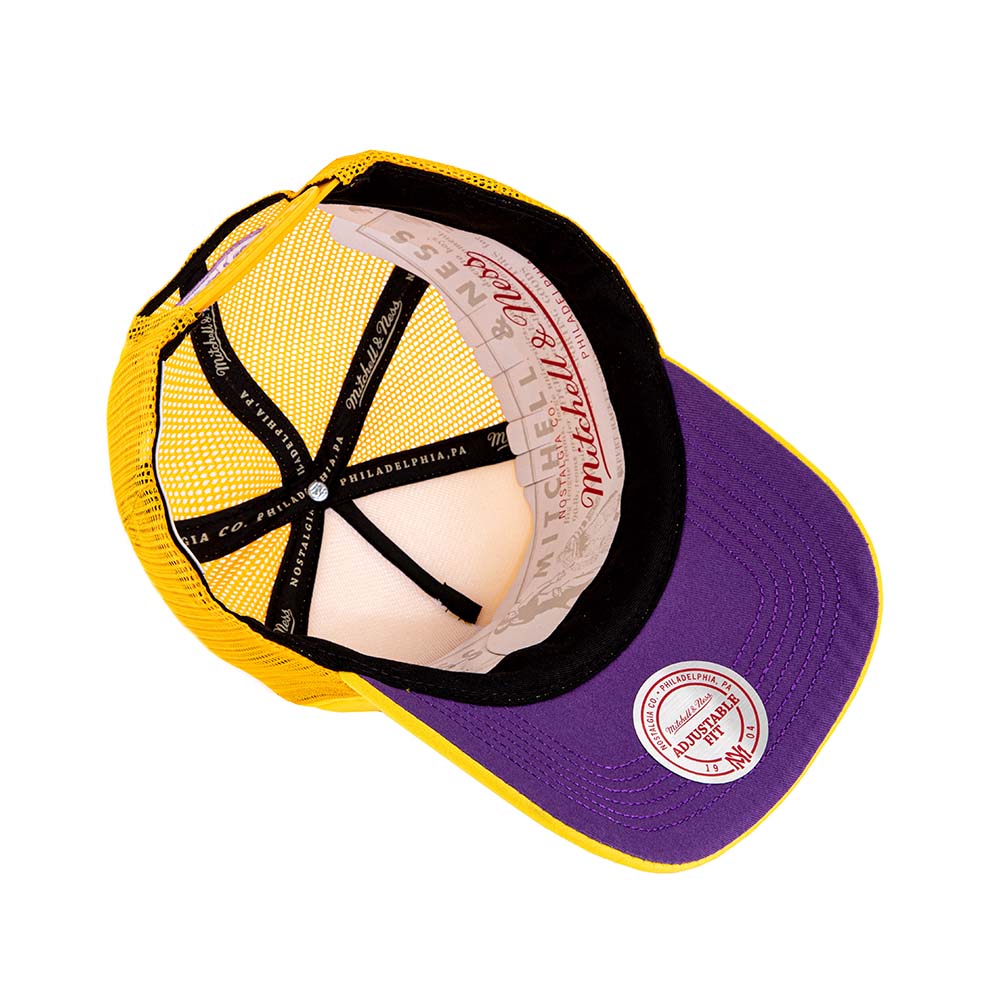 JOCKEY ALGODÓN MITCHELL & NESS AMARILLO GORRO TRUCKER LOS ANGELES LAKERS MITCHELL AND NESS - 6