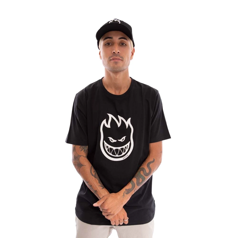POLERA HOMBRE SPITFIRE BIGHEAD NEGRA - 2