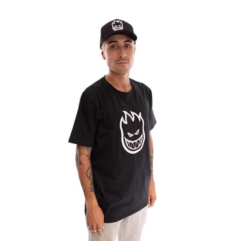 POLERA HOMBRE SPITFIRE BIGHEAD NEGRA - 3