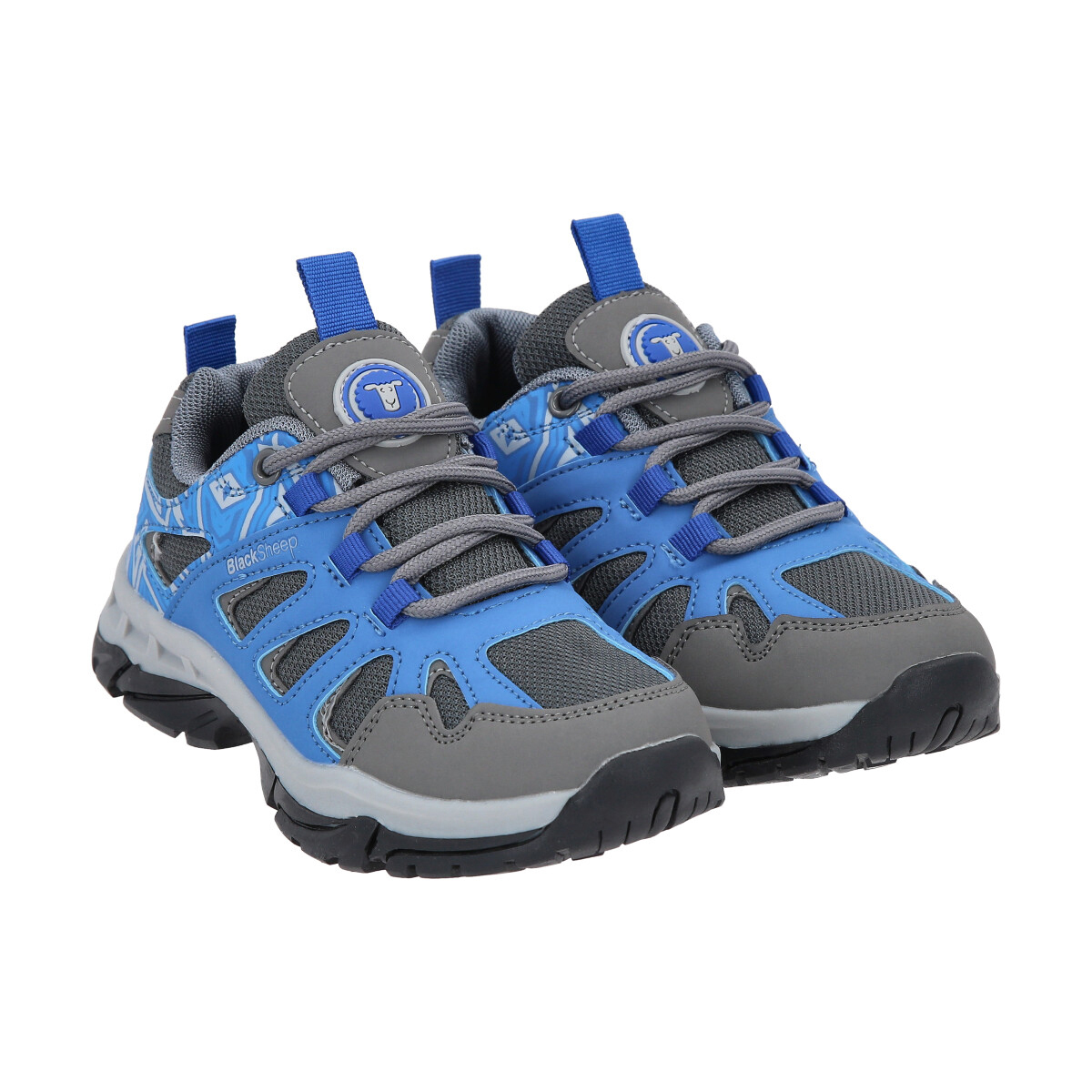 ZAPATO INFANTIL OUTDOOR ALTO AZUL GRIS JUNCAL BLACKSHEEP - 3