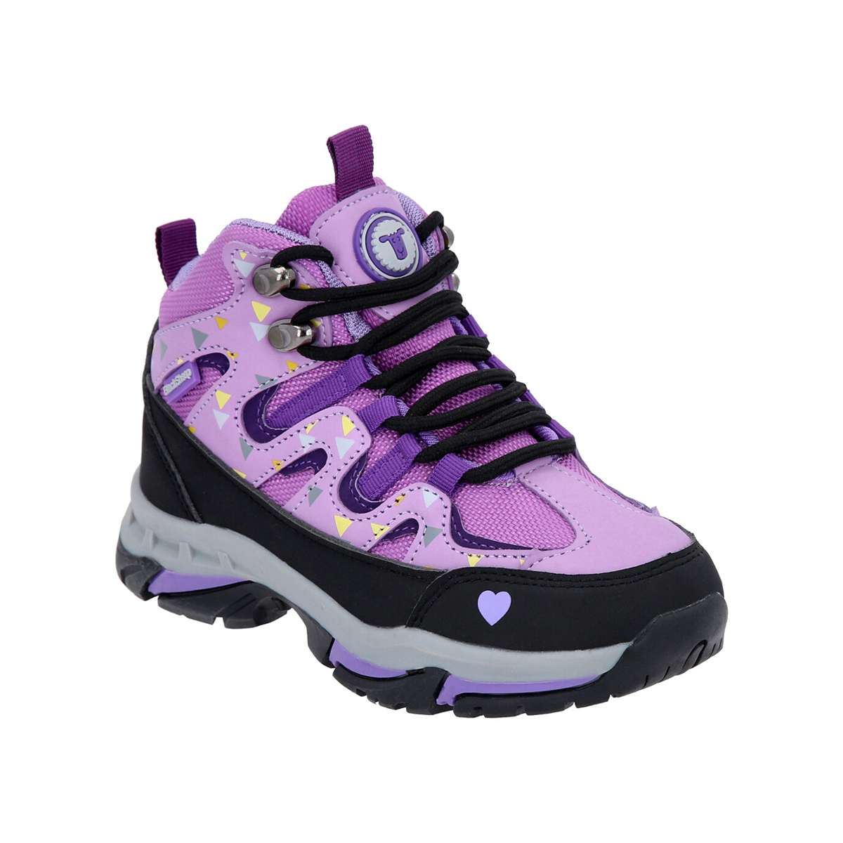 ZAPATO OUTDOOR INFANTIL ALTO HORNITOS MORADO FLORES BLACKSHEEP - 2