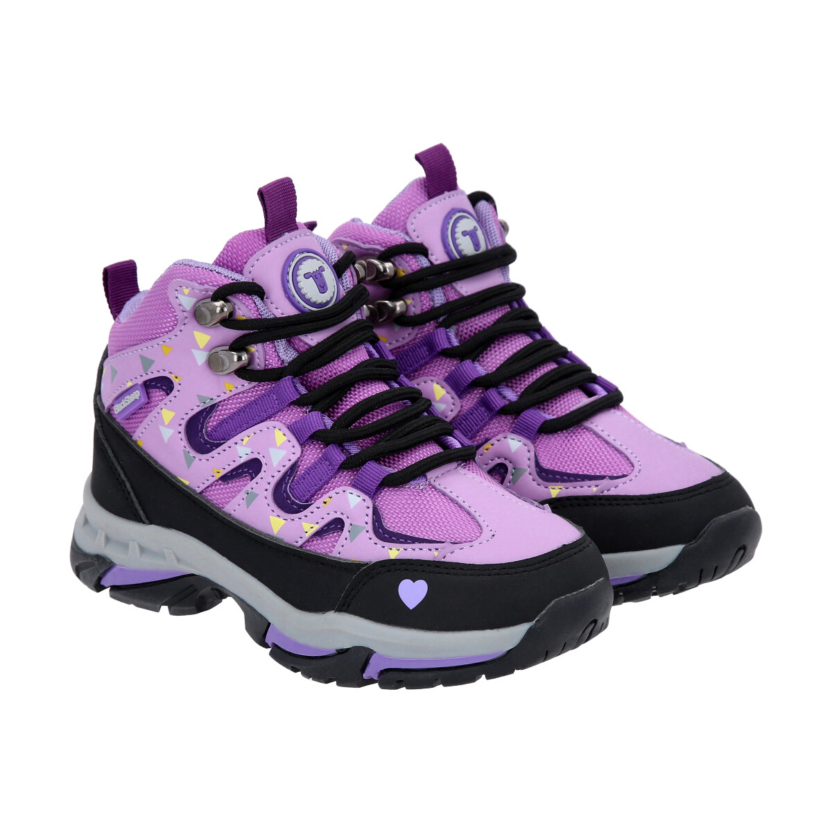 ZAPATO OUTDOOR INFANTIL ALTO HORNITOS MORADO FLORES BLACKSHEEP - 3