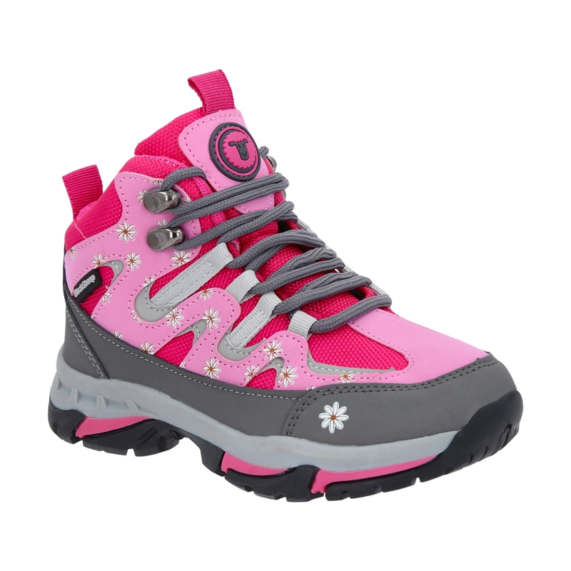 ZAPATO OUTDOOR INFANTIL ALTO FUCSIA FLORES MAUCO BLACKSHEEP - 2