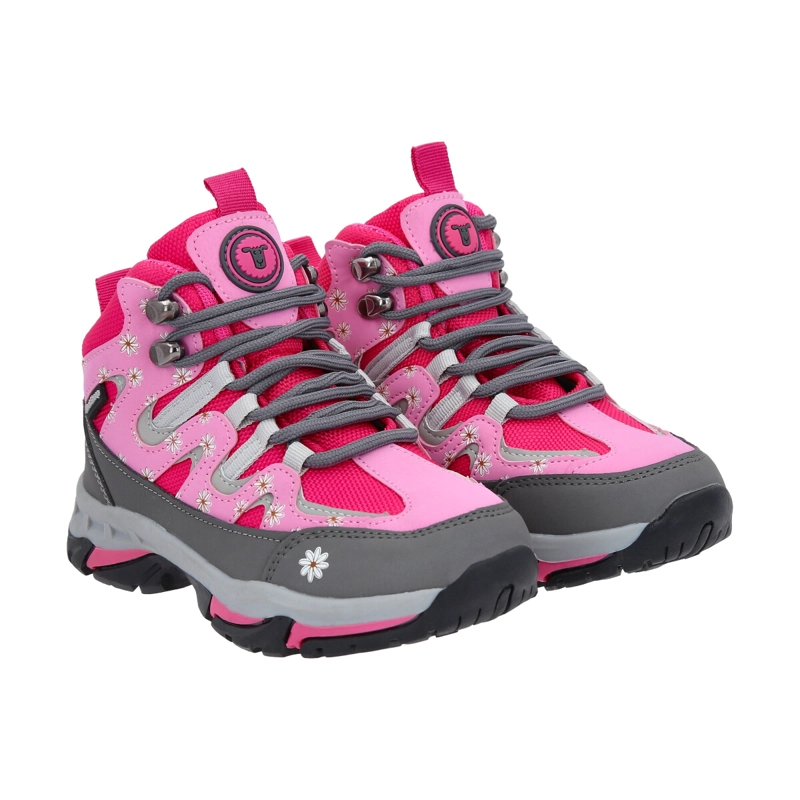 ZAPATO OUTDOOR INFANTIL ALTO FUCSIA FLORES MAUCO BLACKSHEEP - 3