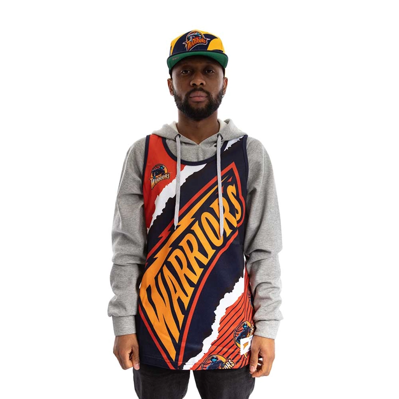 MITCHELL & NESS POLERA WARRIORS JUMBOTRON 2.0 MITCHELL AND NESS