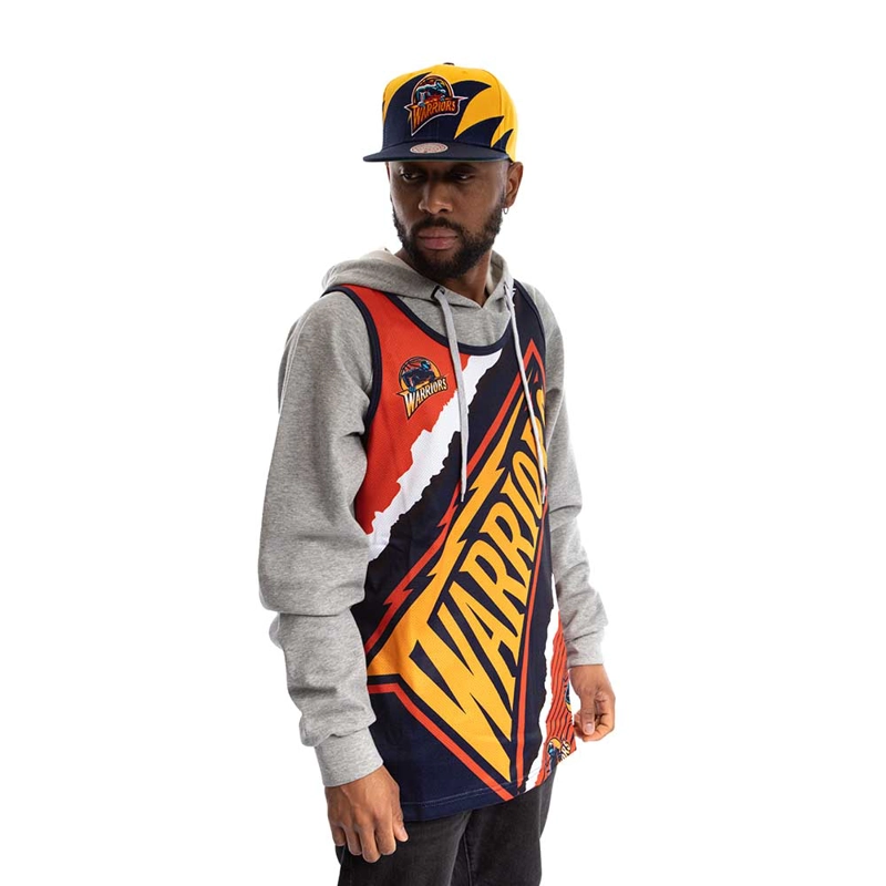 POLERA WARRIORS JUMBOTRON 2.0 MITCHELL AND NESS - 2