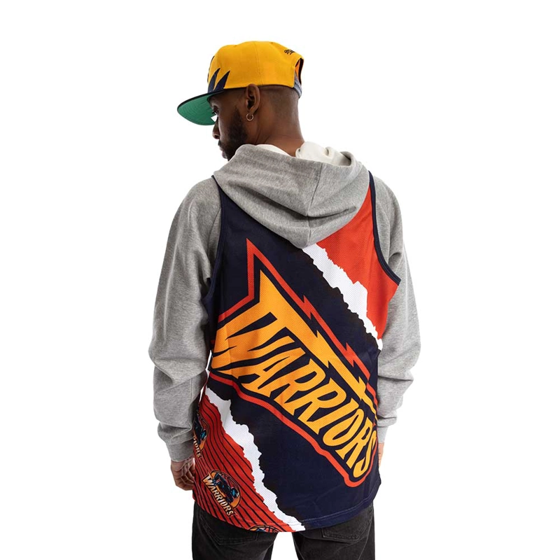 POLERA WARRIORS JUMBOTRON 2.0 MITCHELL AND NESS - 4