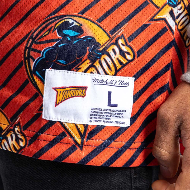 POLERA WARRIORS JUMBOTRON 2.0 MITCHELL AND NESS - 5