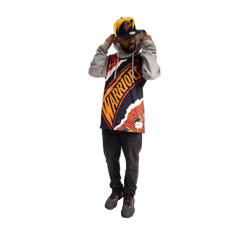 POLERA WARRIORS JUMBOTRON 2.0 MITCHELL AND NESS - 6