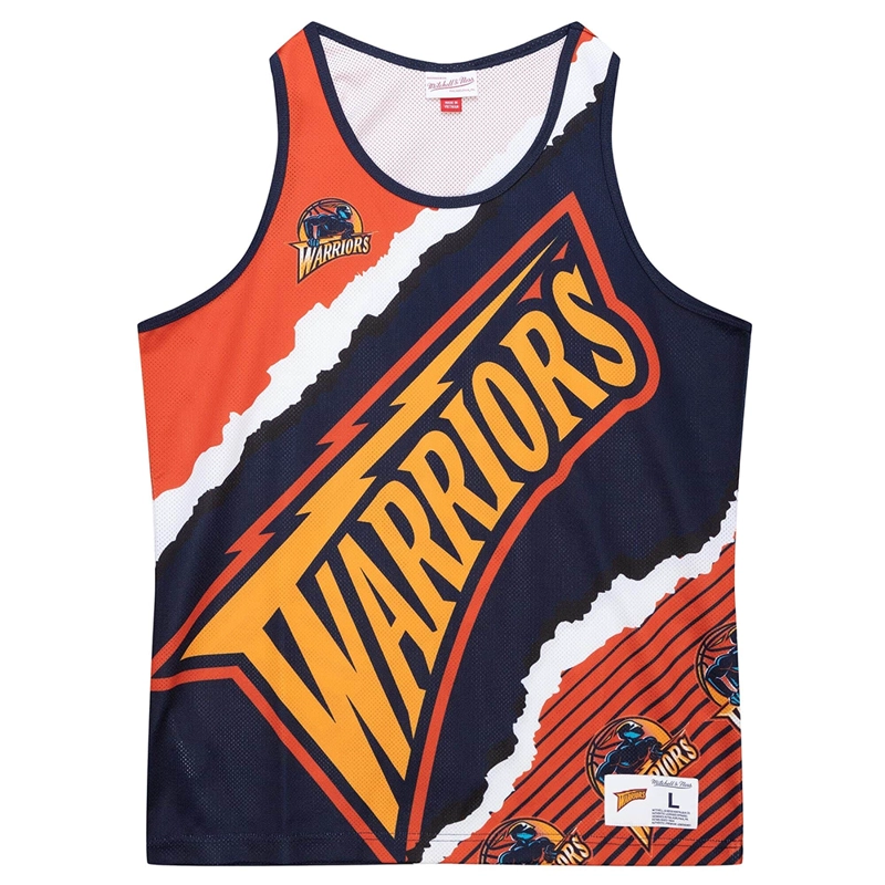 POLERA WARRIORS JUMBOTRON 2.0 MITCHELL AND NESS - 7
