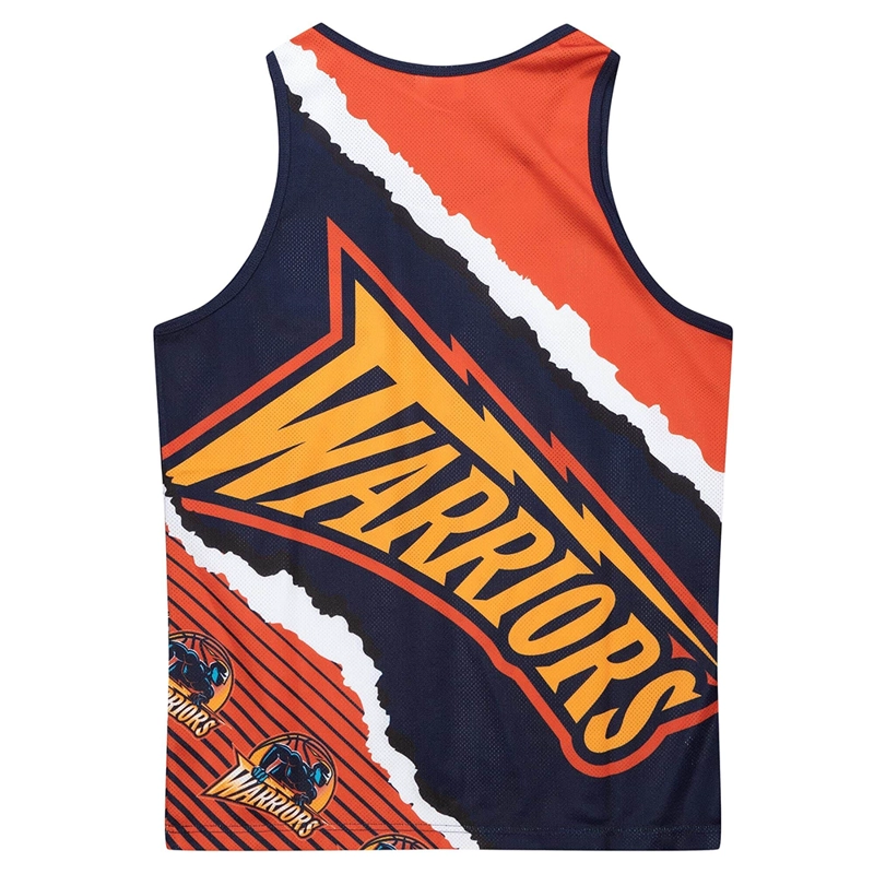POLERA WARRIORS JUMBOTRON 2.0 MITCHELL AND NESS - 8
